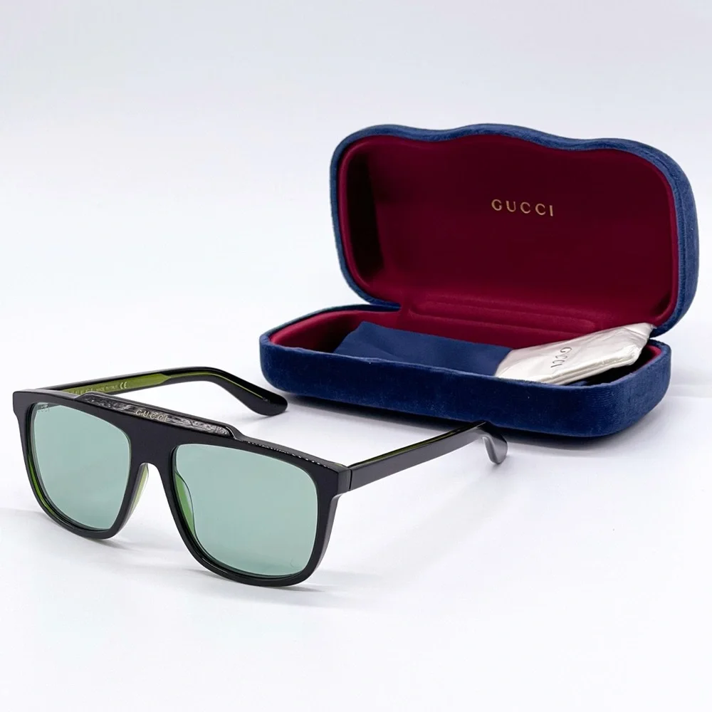 NEW GUCCI GG1039S 004 BLACK GREEN SUNGLASSES GUCCI
